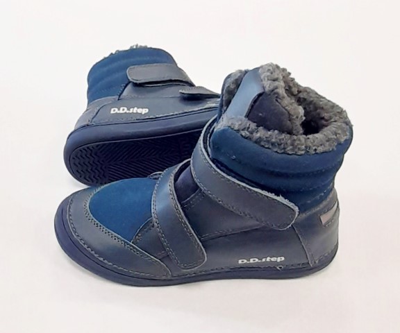 6212 D.D.STEP modré kožené topánky