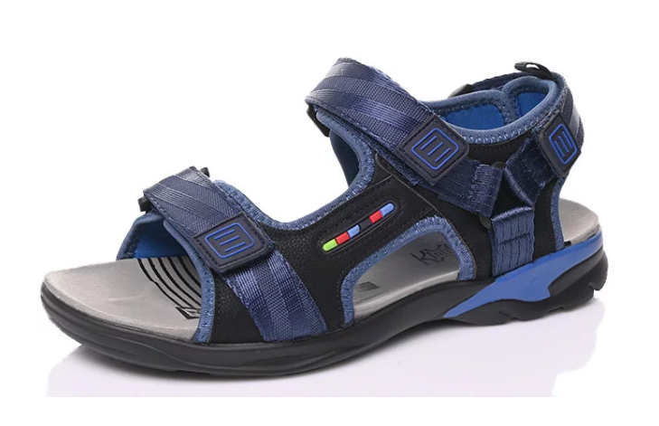 1692 BADOXX čierno modré sandále